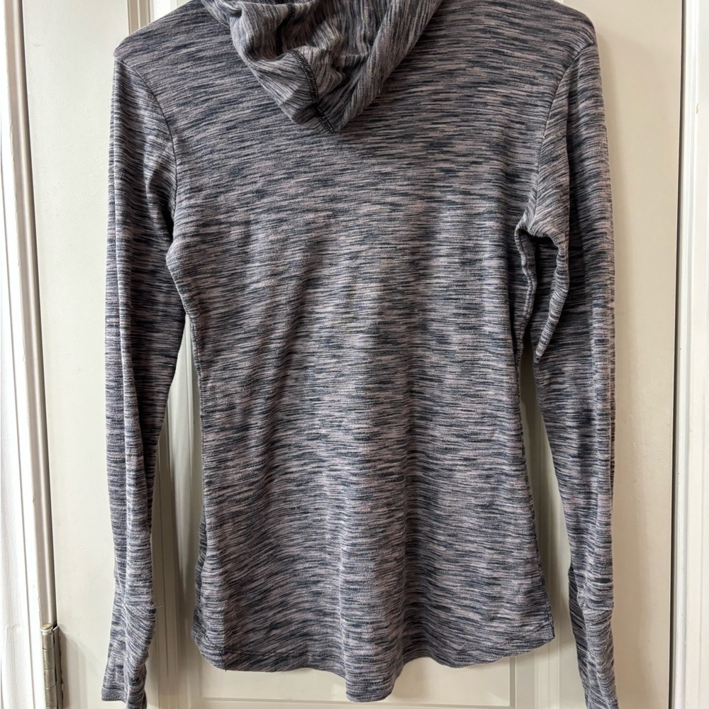 Columbia Women's Charcoal Cowl Neck Long-sleeved Shirt - Picture 3 of 6